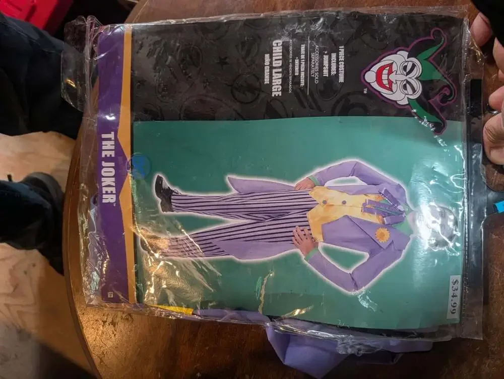DC Comics The Joker Costume Child Large
